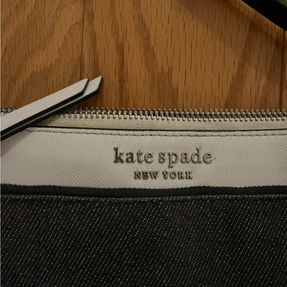 Kate spade white/denim crossbody purse - Picture 7 of 10